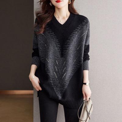 Sweatshirt voor Dames Katoen Oversized Fleece Verdikt Losse V-hals Casual Pullover Lange Mouw Top Sweatshirt