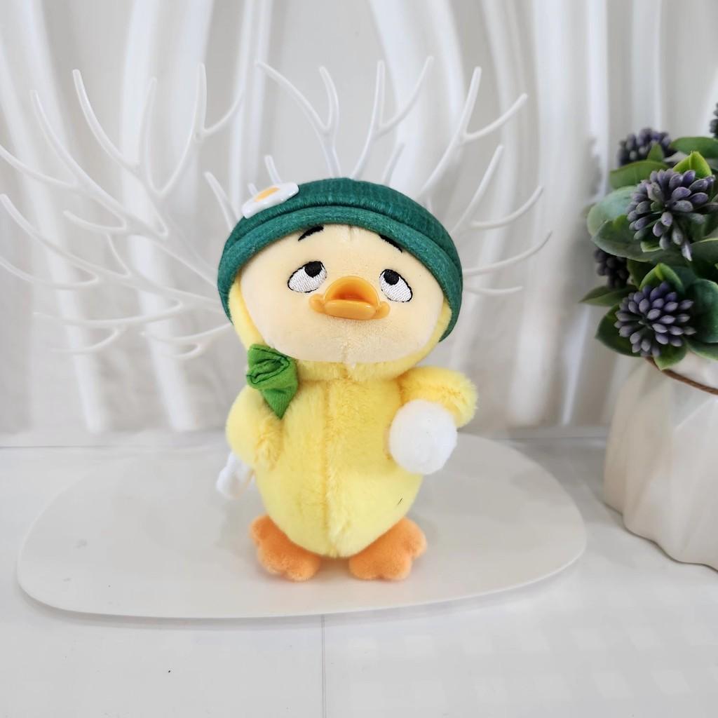 Annoying Adorable Duck Keychain Cute Cartoon Girl Backpack Decoration Plush Doll