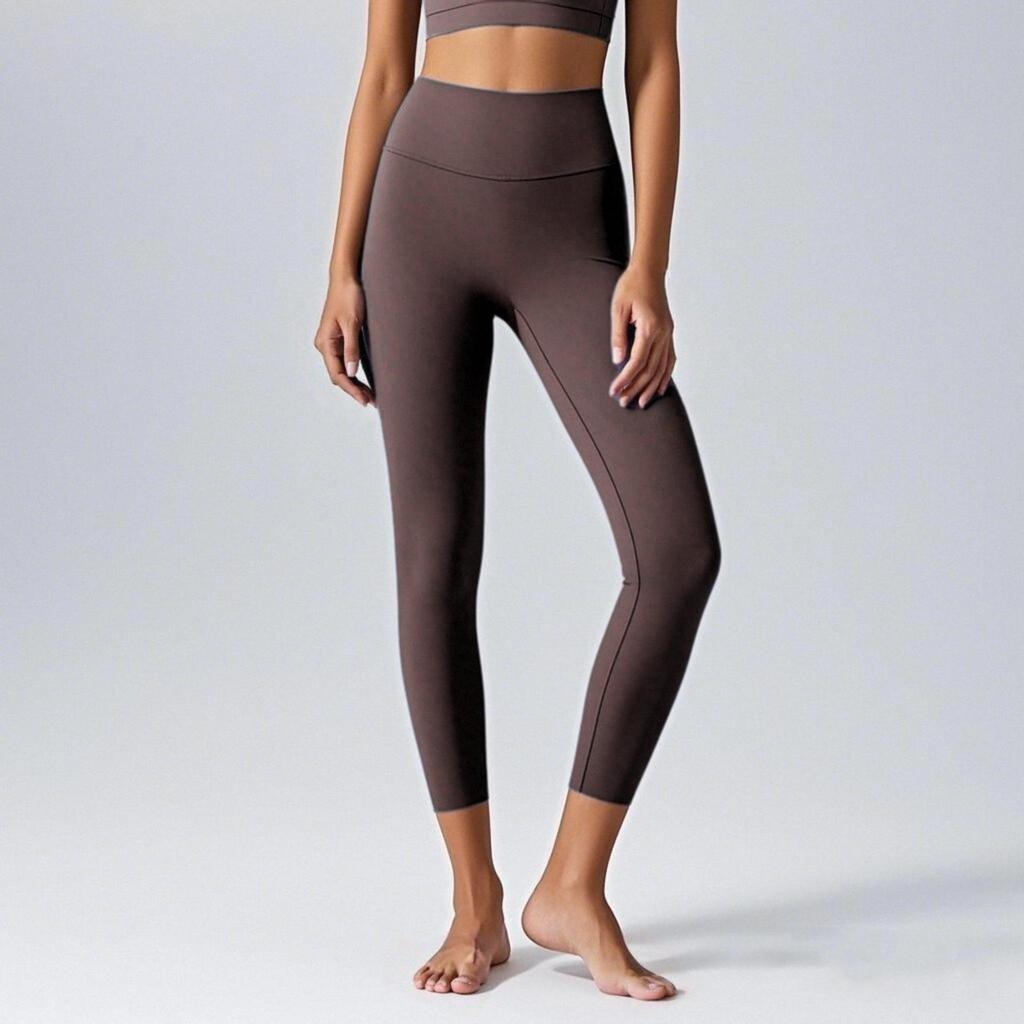 Women's Quick-Dry High-Waist Yoga Pants – Breathable, Nude-Feel, Hip-Lifting Tights for Spring/Summer