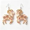 1/2Pcs Cute 2D Flat Goat Themed Hanging Ornament Acrylic Pendant for DIY Jewelry Making Bag Charm Daily Decor