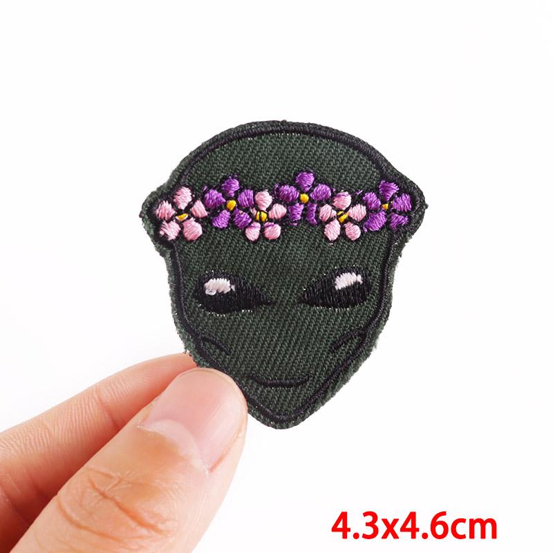 

Праджна Инопланетные Вышитые Нашивки На Одежду DIY Космос НЛО Аппликация Одежда Термоадгезивные Нашивки для Одежды Наклейки Значки