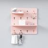 1PC/2PCS/4PCS Wall Perforation-free Plastic Shelving Bathroom Wall Wall Hanging Student Bedroom Dormitory Headboard Hole