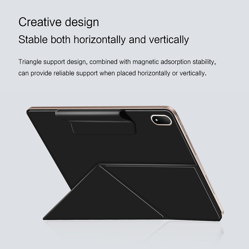 For Xiaomi Pad 7 Leather Case Origami Stand Magnetic Tablet Cover Auto Wake/Sleep