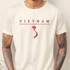 Camiseta de Vietnam, Camiseta con Mapa de la Bandera Vietnamita - Unisex