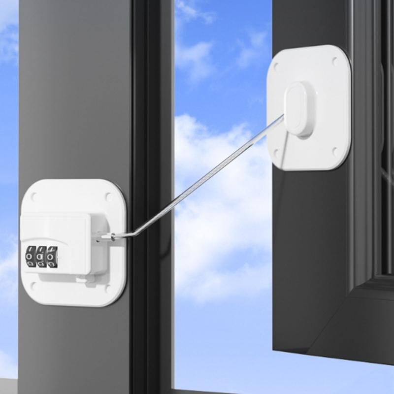 Multifunctional Child Safety Cabinet Locking Password Lock Child Proof Fridge Lock set for Fridge Door Cabinets Drawers