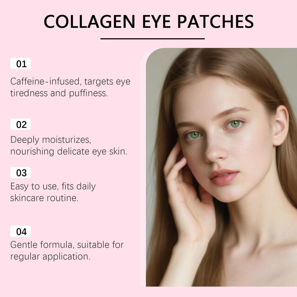 Hydrating Collagen Eye Mask Patches: Gentle Moisturizing and Nourishing for Soft, Rejuvenated Skin