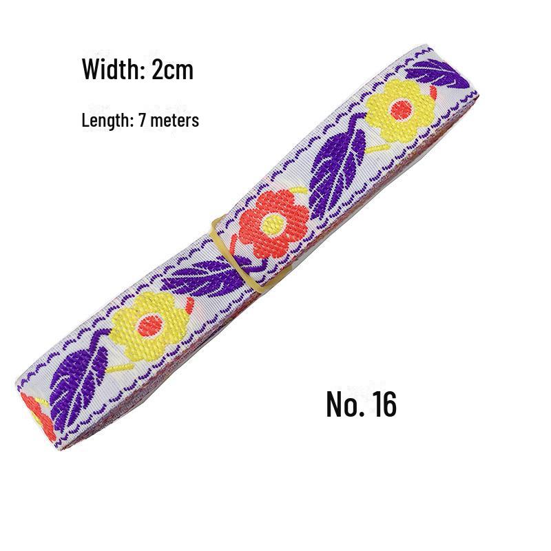 Pânză jacquard etnică: Accesorii și decorațiuni interioare Hanfu de 2 cm