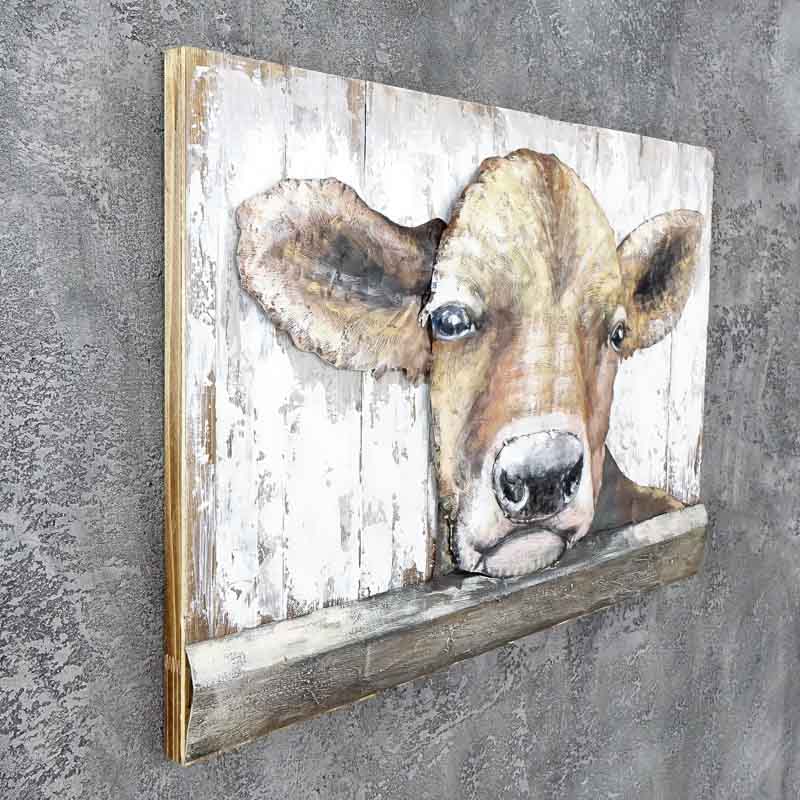 3D metal picture LOFT NATURE CALF 90x60