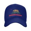 Custom Bear California Republic Flag Baseball Cap Sports Unisex Womens Adjustable Dad Hat Autumn Snapback Hats