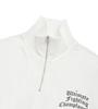 UFC SPORT Ufc Gothic Crop Fit Half-Zip Sweatshirt Off-White U2Swv3209Ow