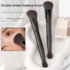 1PC Double Ended Foundation Brush Contour Sculpting Brushes Powder Blush Brush Makeup Brushes Women Cosmetic Tools Facial Brush