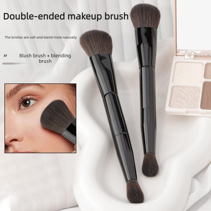 1PC Double Ended Foundation Brush Contour Sculpting Brushes Powder Blush Brush Makeup Brushes Women Cosmetic Tools Facial Brush