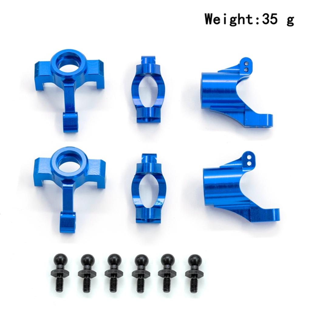 Aluminum Caster Blocks C-Hubs Steering Block Stub Axle Carriers Knuckles Set  Replacement for TRAX4