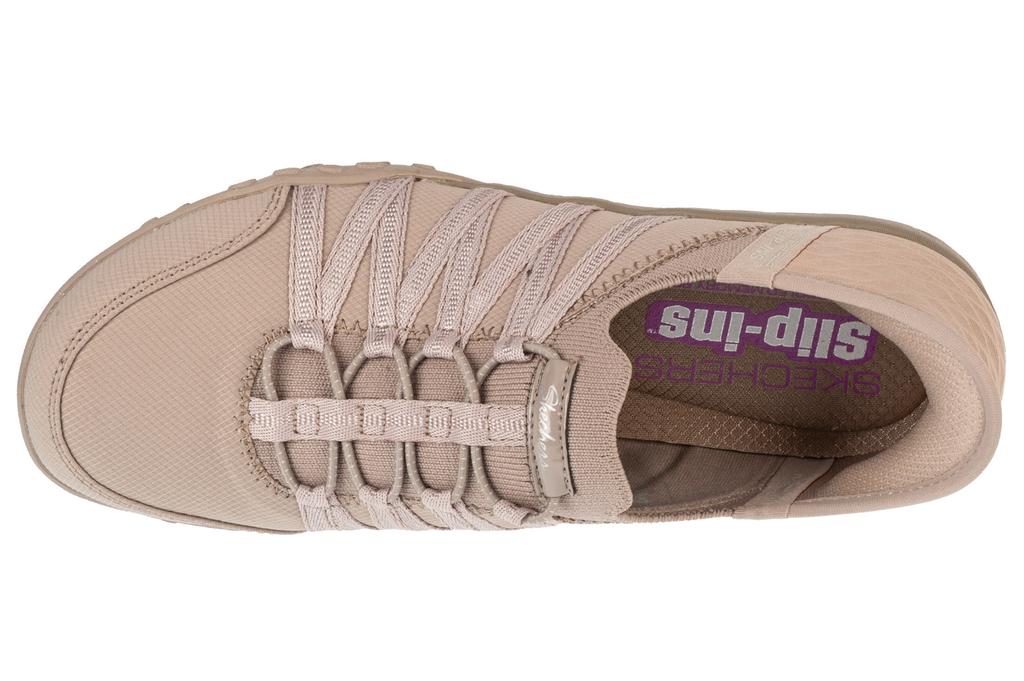 Skechers Slip-ins: Breathe Easy - Roll With Me, Womens Beige Sneakers
