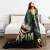 Humor Gen Z (Brr Brr Patapim Blanket Quality Super Soft Throw Blanket Autumn Airplane Travel Couch Chair Print Bedspread