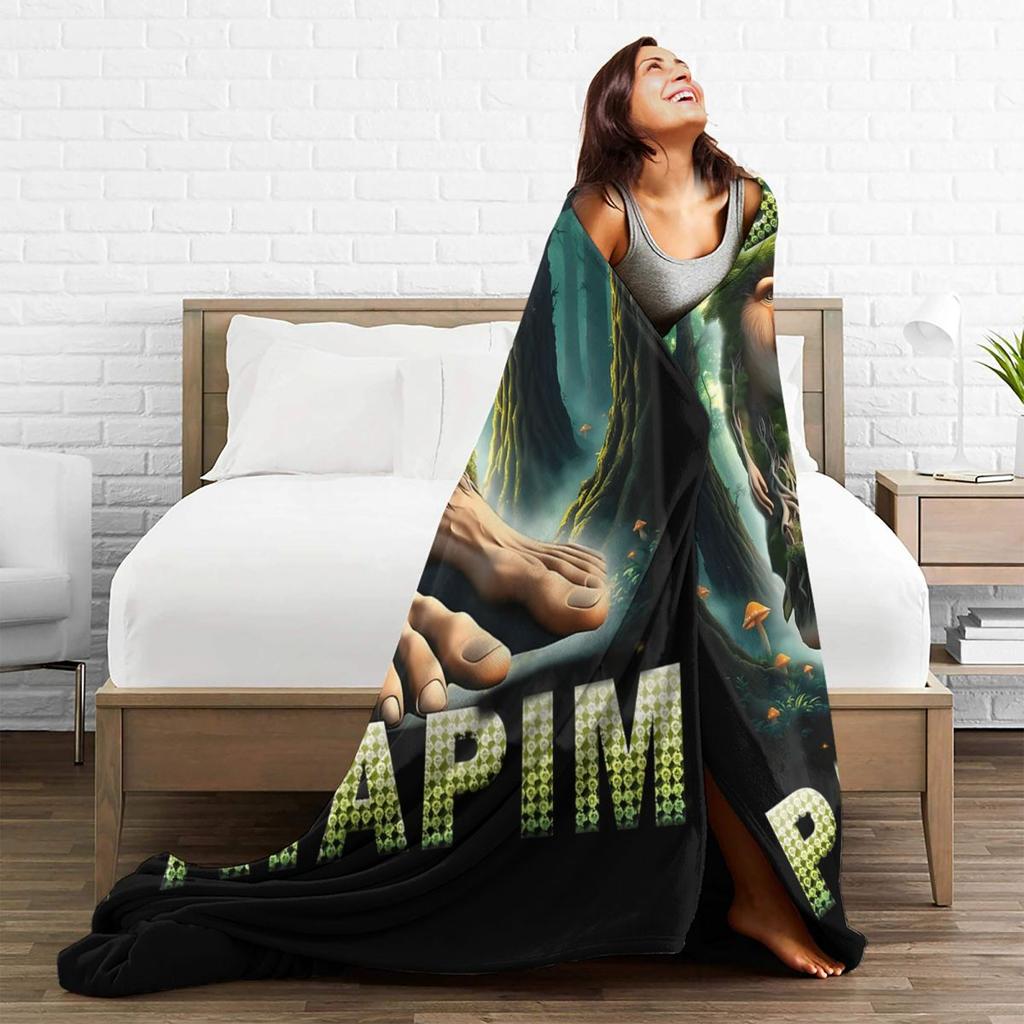 Humor Gen Z (Brr Brr Patapim Blanket Quality Super Soft Throw Blanket Autumn Airplane Travel Couch Chair Print Bedspread