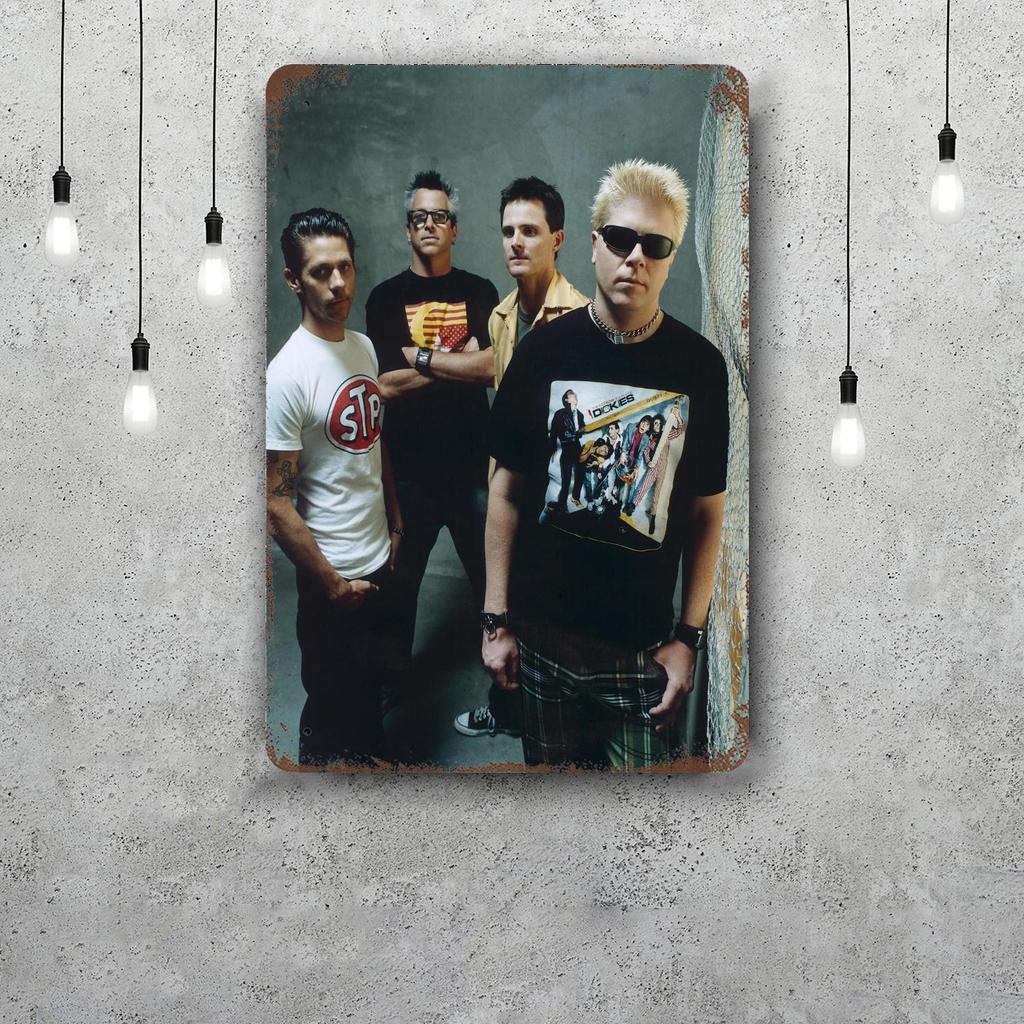 The offspring Vintage Blechschild Heimdekoration Wanddekoration Kunst Wandbild Raumdekoration Dekor Retro Metallschild Platte Bar Poster