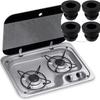 16 Stück Gummidichtungs-Set Für Smev Dometic Tülle Hülse Kochfeldhalterung Wohnmobil Wohnwagen Camper Werkzeuge 44990000122 RV Zubehör
