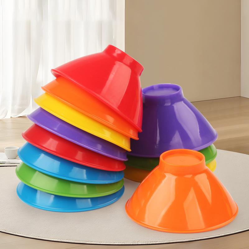 Stack Bowls Speed Game Toys Montessori Educational Intellectual Enlightenment Toys With Card Color Cognition Logic Training Gift