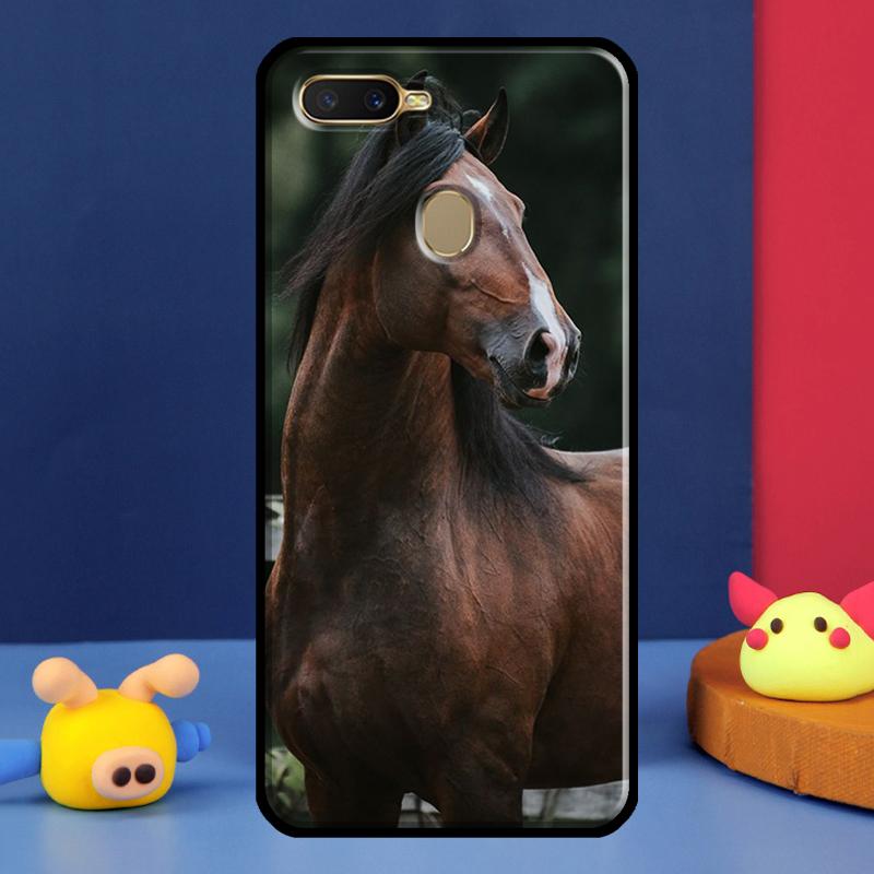 Horse Animal For Oppo A54 A57 S A78 A58 A98 A5 A9 A91 A15 A16 A17 A52 A72 A76 A96 A74 A94 A77 Phone Case