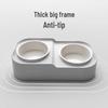 HELLOJOY Ceramic Elevated Double Pet Bowl
