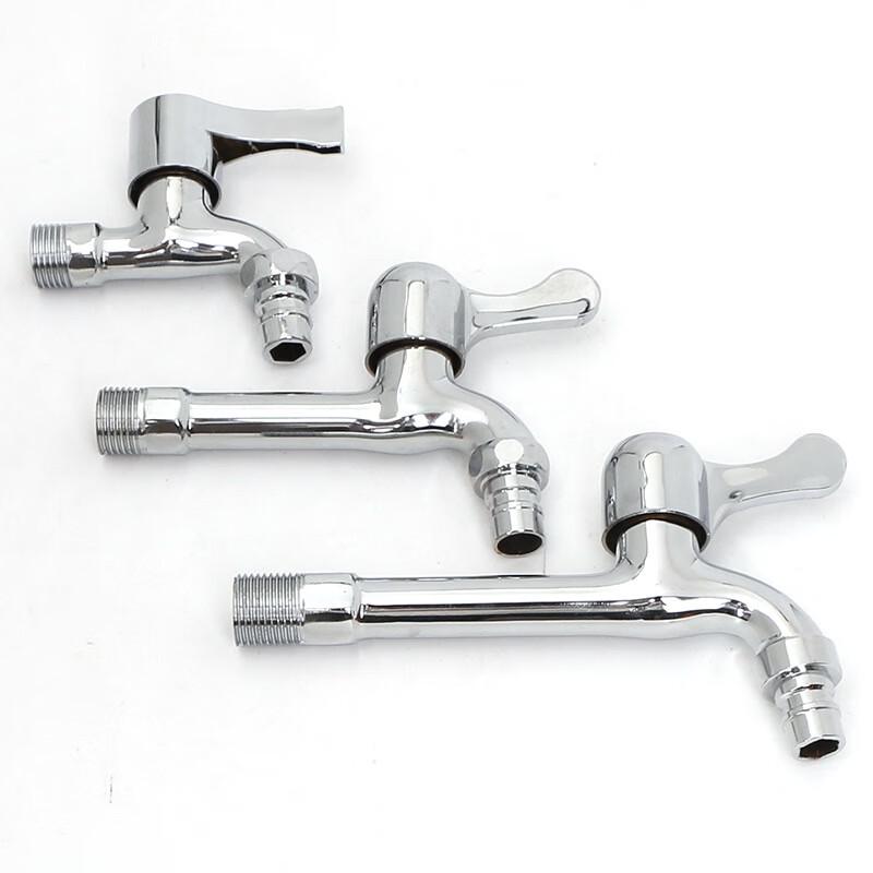 YQilong 304 Stainless Steel Extended Wall-Mount Single Cold Faucet