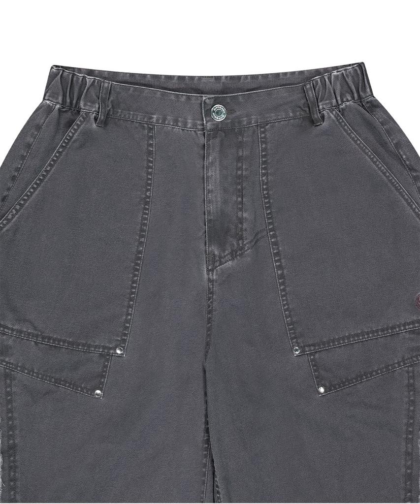 OFFGRID Structure Cotton Washed Bermuda Pants - Dusty Pink