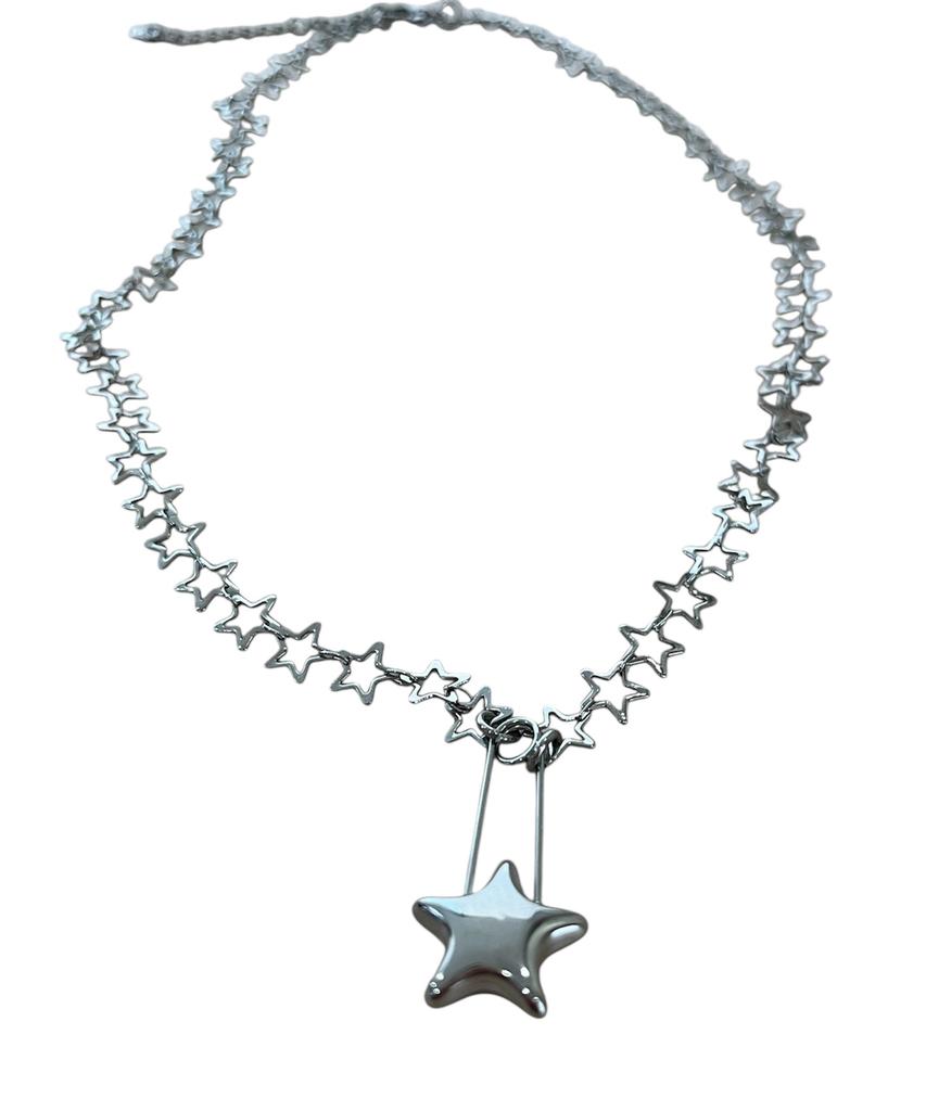 Sk8Er Rock Star Star Surgical Steel Necklace