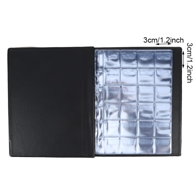 240 Grids 3x3cm Coin Storage Book Ancient Coins Protective Cover Commemorative Coin Collection Book Anti Slip Cover Design
