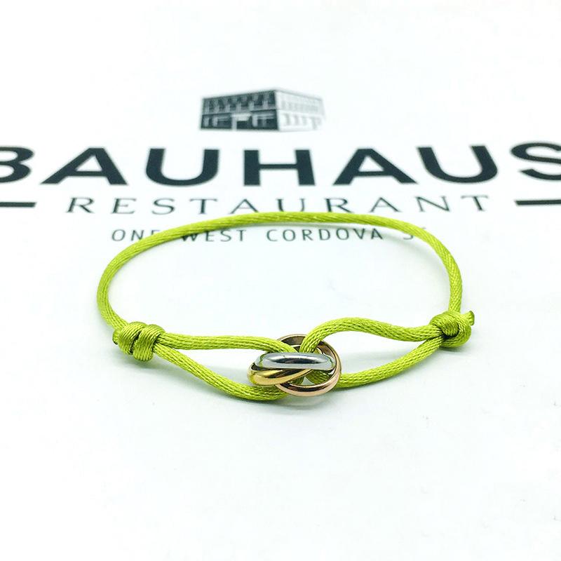 Simple Retro Lucky Woven Rope Bracelet For Women Men Temperament Trendy Luxury Circles Bangles Jewelry Accessories Gifts