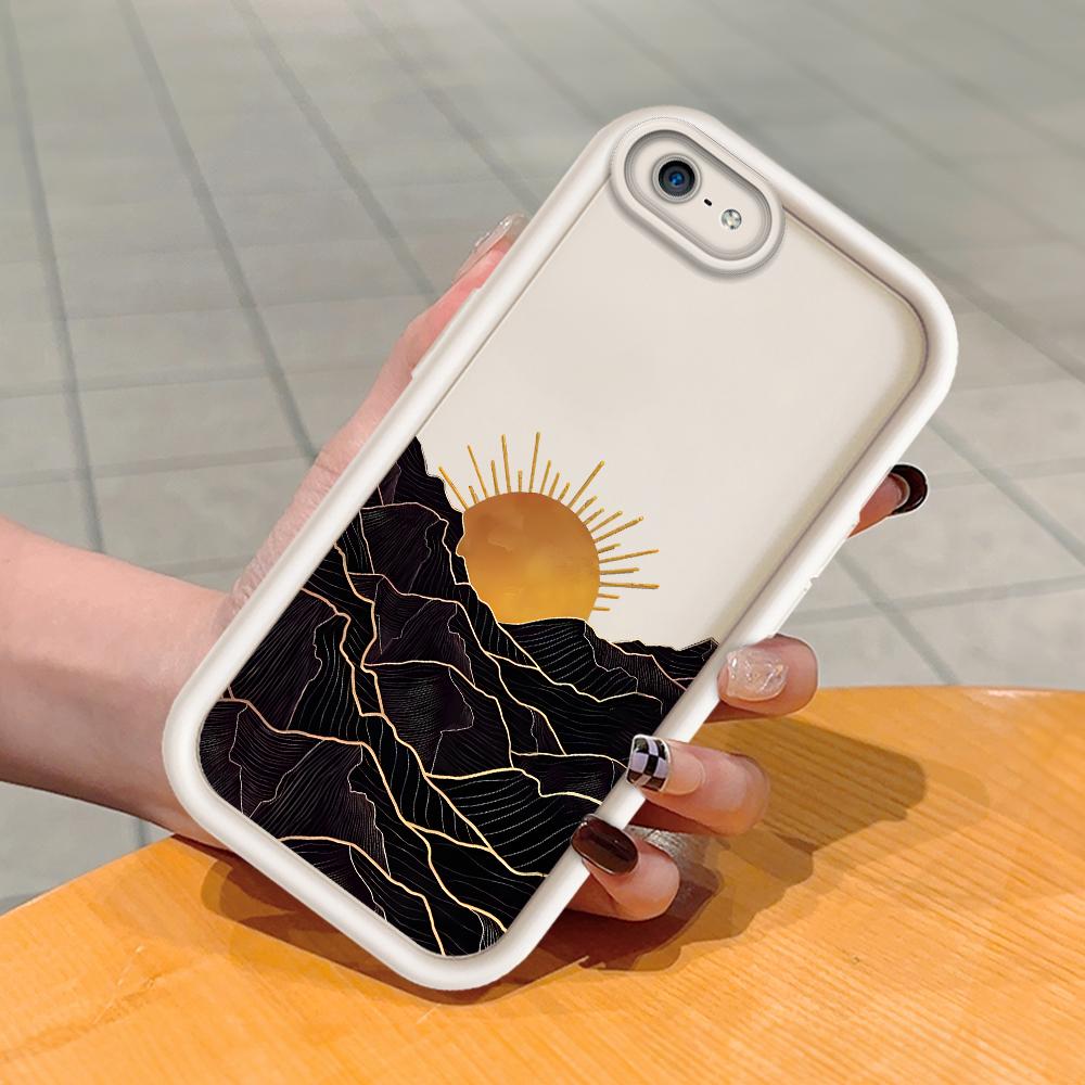 Weiches Silikon-Telefongehäuse mit quadratischem Leiterdruckmuster, vollständige Kameraabdeckung, stoßfeste Gummischutzhülle für iPhone Infinix Tecno OnePlus