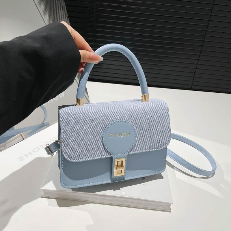 Summer New Retro Small Square Bag, High-end Light Luxury Daily Versatile Single Shoulder Oblique Span Bag, Classic Handbag