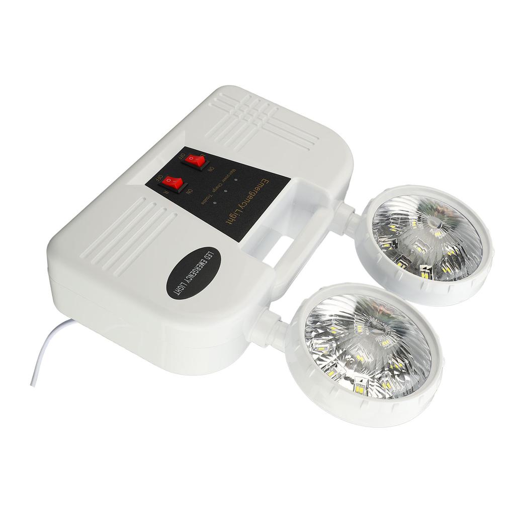 Emergency Light 2 Head Bright  White 9W LED Emergency Lighting  for Office Business