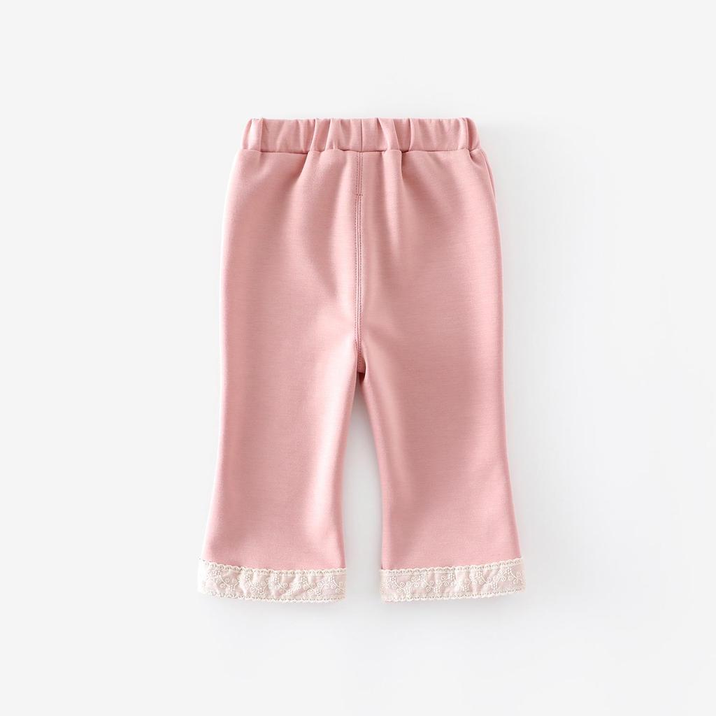 2025 Herbst Mädchen Koreanischer Stil Schlaghosen mit Herzdesign