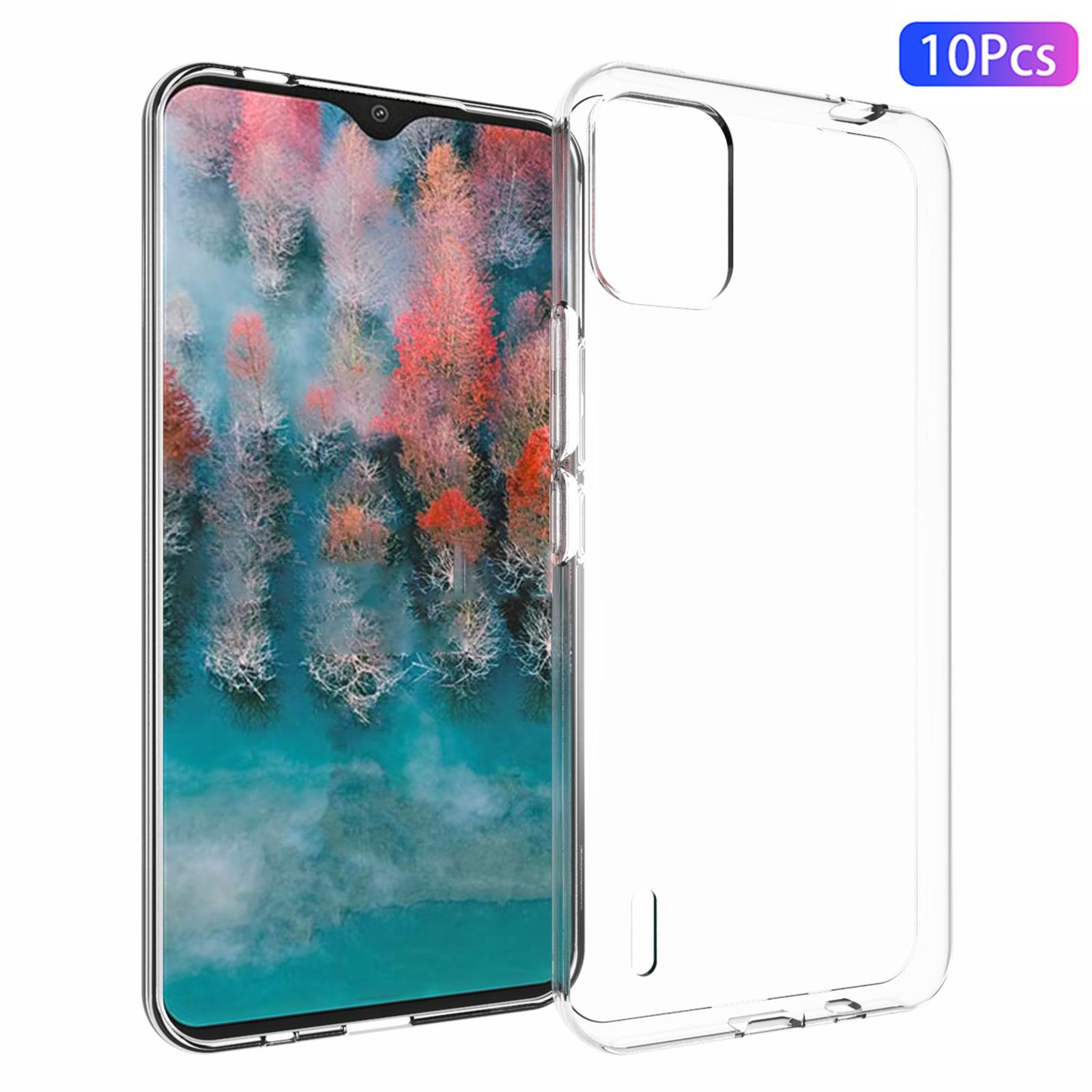 

10Pcs/Pack Clear TPU Case for Nokia C12 4G/C12 Pro/C12 Plus,Inner Watermark-Free Phone Cover A