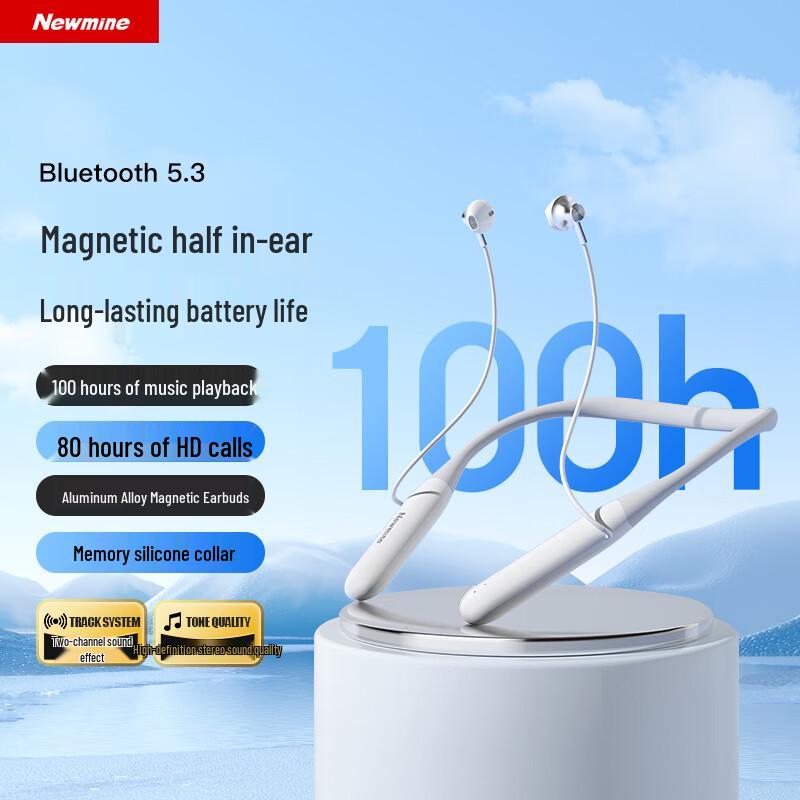 Newman Neckband Sports Wireless Bluetooth Earphones