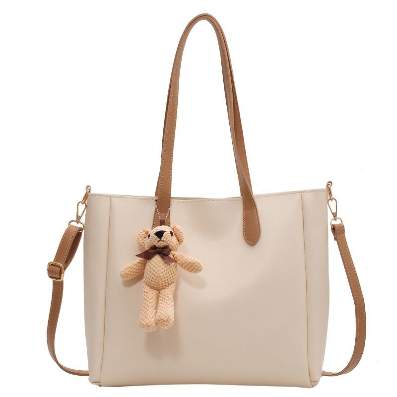 Premium Sense Large Bag Women's Large Capacity New Fashion Shoulder Tote Bag Versatile Messenger Bag Tide