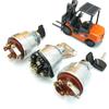 Forklift Ignition Switch JK406C Is Suitable for Hangcha Electric Lock Jianghuai Taiwan Lifu Modern Forklift Start Key Switch