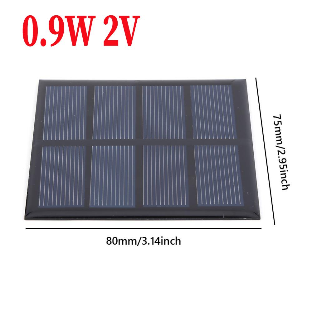 Solar Panel Outdoor 3W/2W/1.5W 5V DIY Solar Cells System for Low-power Electrical Appliances Light Moblie Phone Battery