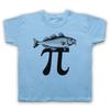 Fish Pi Pie Maths Food Parody Funny Trigonometry Kids Childs T-Shirt