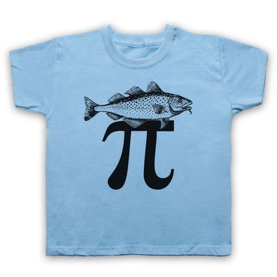 Fisch Pi Kuchen Mathe Essen Parodie Lustig Trigonometrie Kinder Kind T-Shirt