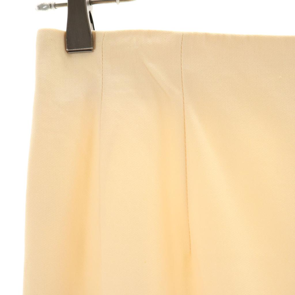 Celine Made In France Mimole Length Tight Skirt 40 Beige Women Used