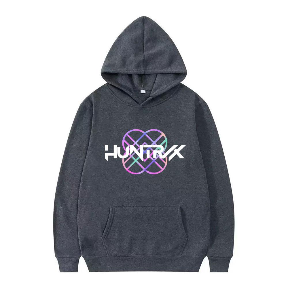 KPop Dämonenjäger Huntrix 2025 Heißer Verkauf Herren Damen Kapuzenpullover Langärmliger Harajuku Pullover Herbst und Winter Übergroßes Sweatshirt