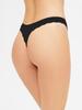 Cotton Thong with Lace Trim ISSA Plus