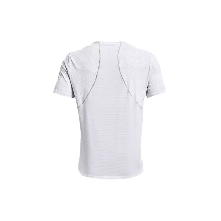 Under Armour Round Neck Printed Side Slit Straight T-Shirt Men Tops White 1366497-100