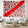Fußball-Print Wandteppich, Hintergrund, Einfache Montage, Ideal für Schlafzimmer, Büro & Wohnzimmer, mit Ästhetischer Wanddekoration.