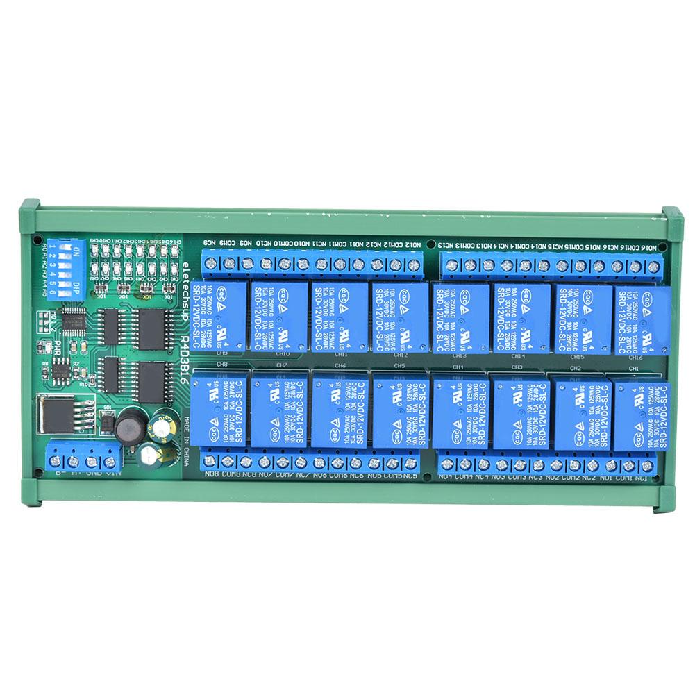 

12V 6Channel RS485 Relay PLC Electrical Expansion Module for RTU Protocol Remote Control R4D3B16R