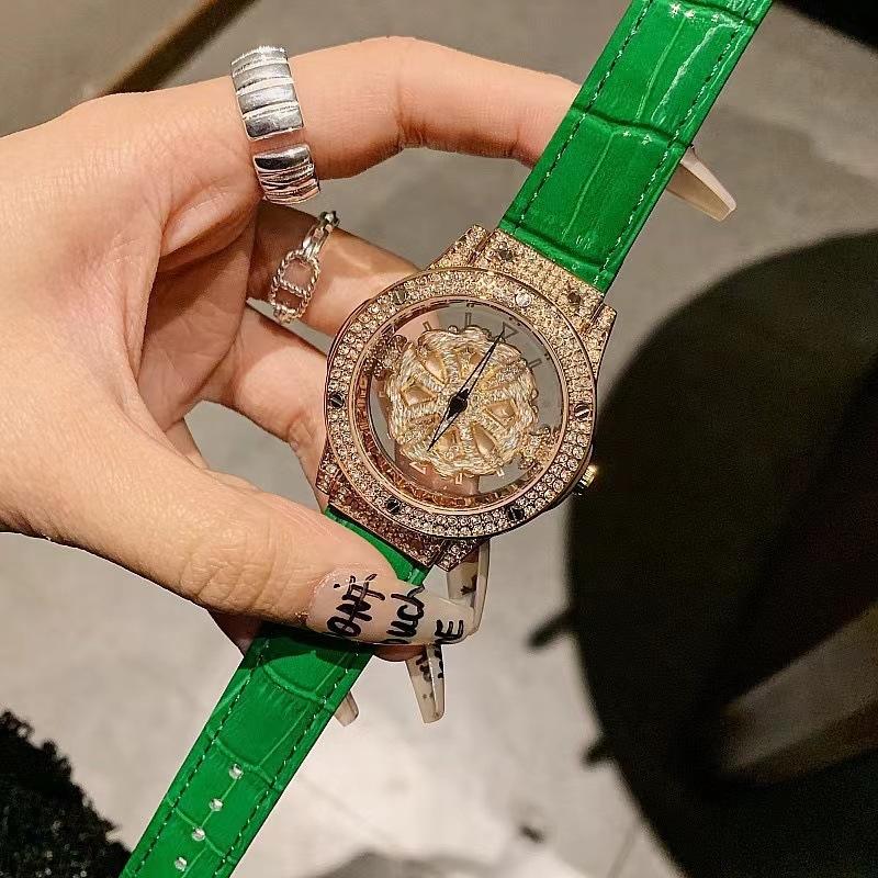 Times Come And Go, Watches Full Of Diamonds, Gypsy Stars, Diamond-Encrusted Personalized Hollow Watches, Women'S Watches