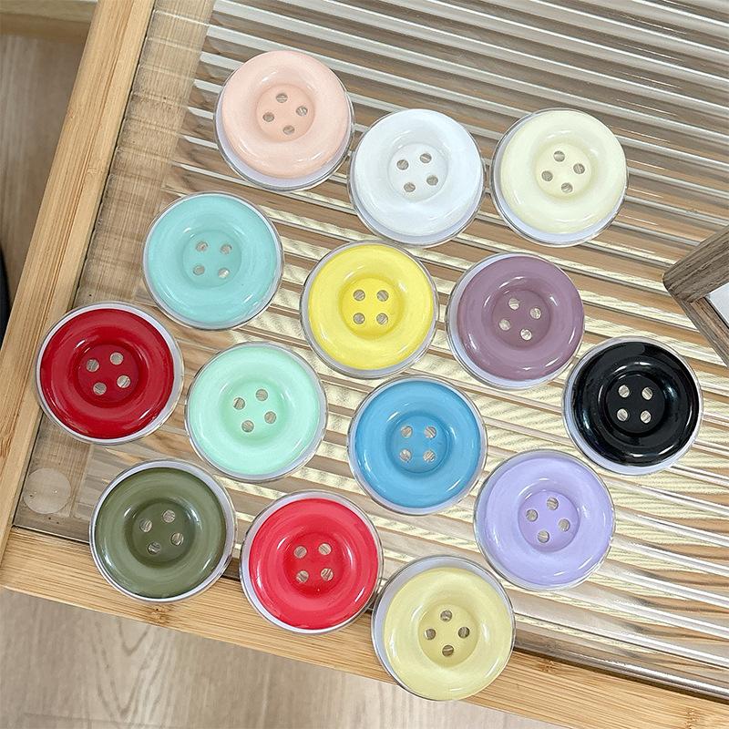 Candy Button Telescopic Air Cushion Ring, Mobile Phone Airbag Bracket, Magnetic Desktop Support, Niche Accessories, Decorations
