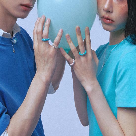 Nff Starry Night Ring-ocean Blue